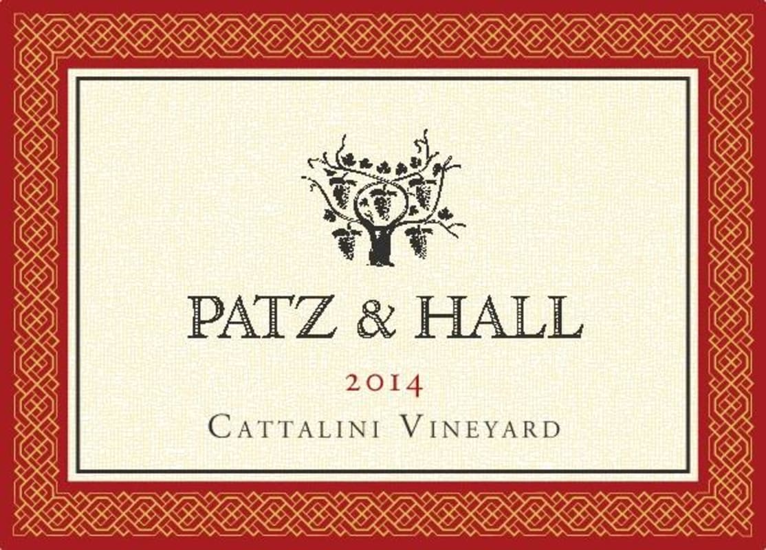 Patz & Hall Cattalini Vineyard Pinot Noir 2014 Front Label