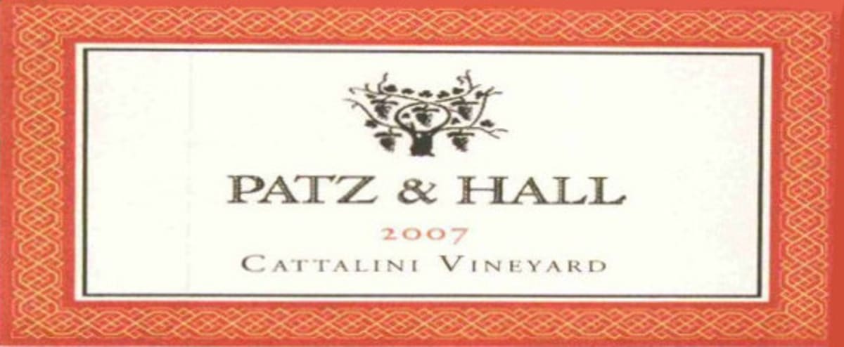 Patz & Hall Cattalini Vineyard Pinot Noir 2007 Front Label