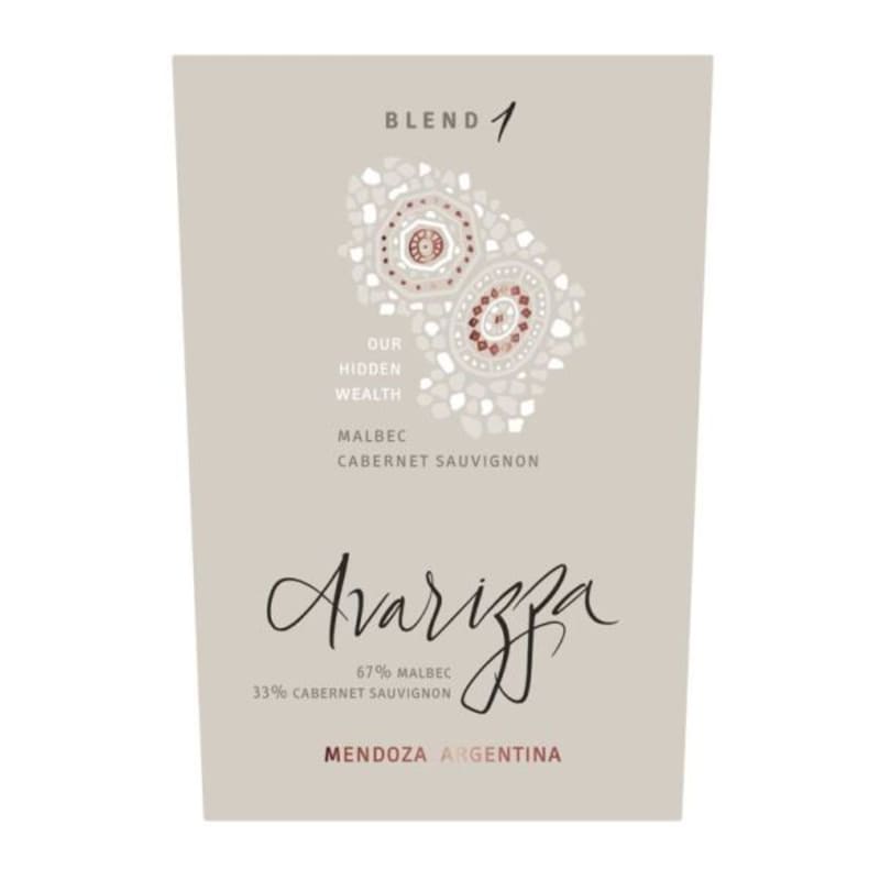 Avarizza Blend 1 Malbec Cabernet Sauvignon 2012 Front Label