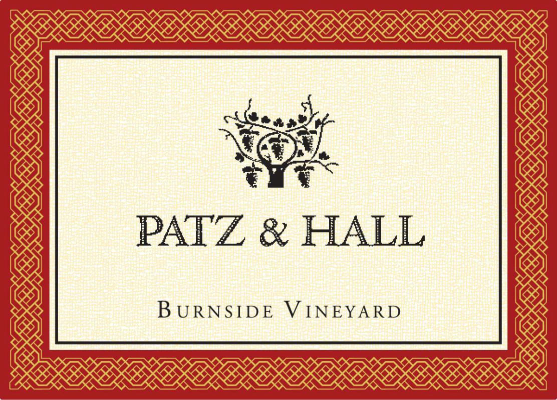Patz & Hall Burnside Vineyard Pinot Noir 2013 Front Label