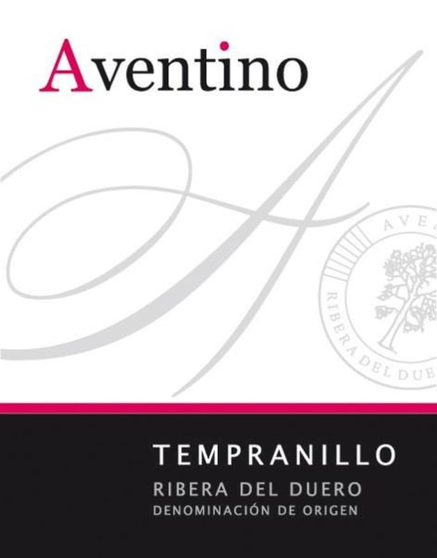 Aventino Wines Tempranillo 2012 Front Label