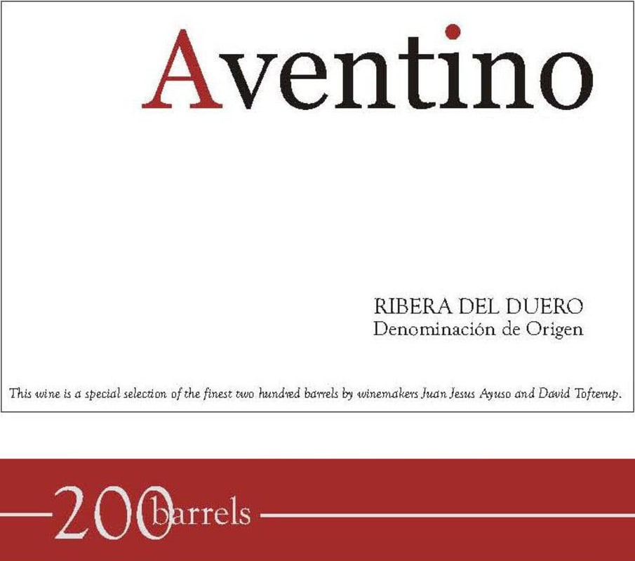 Aventino Wines 200 Barrels 2006 Front Label