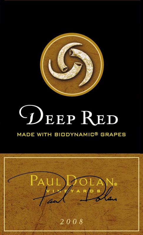 Paul Dolan Vineyards Deep Red 2008 Front Label