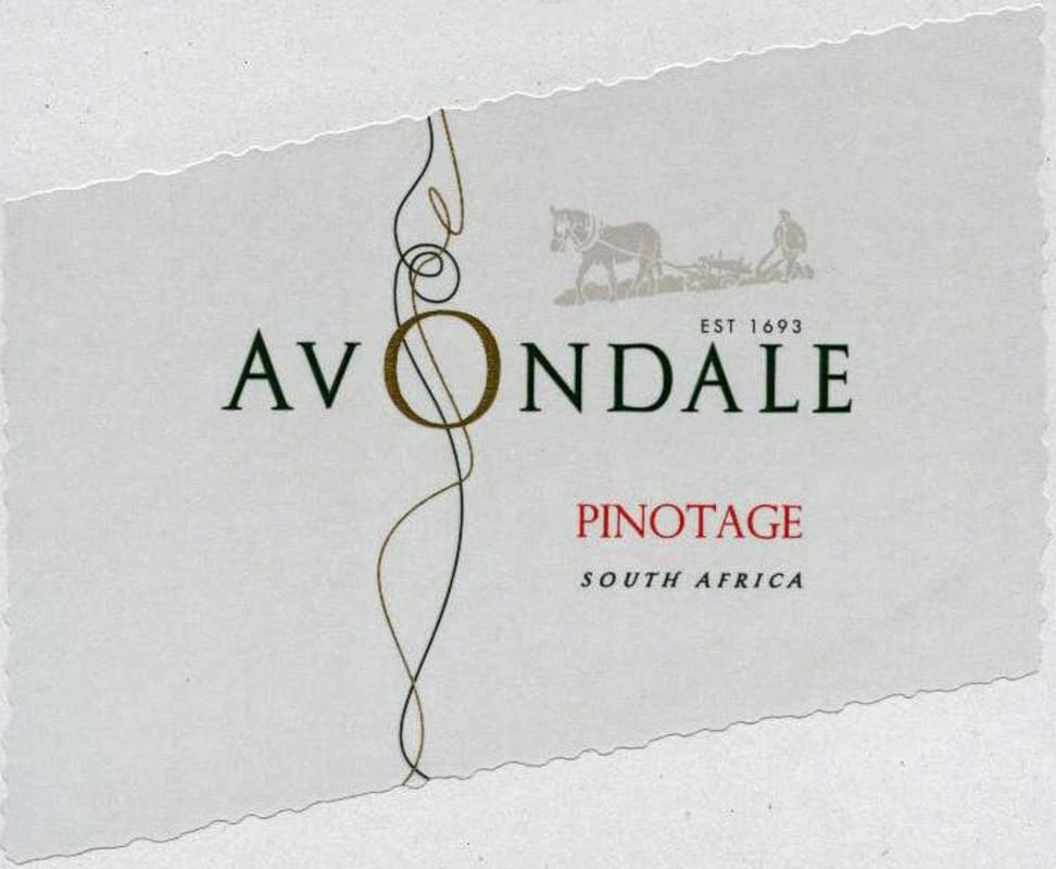 Avondale Pinotage 2012 Front Label