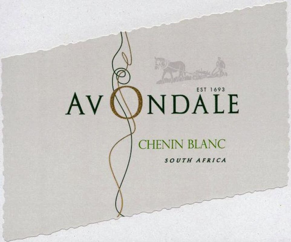 Avondale Chenin Blanc 2014 Front Label