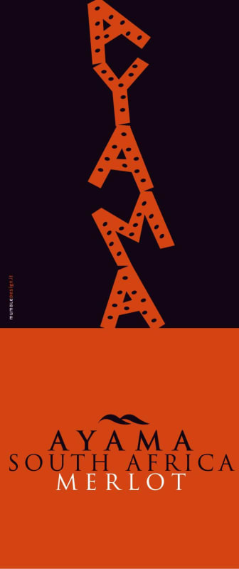 Ayama Slent Farms Merlot 2008 Front Label