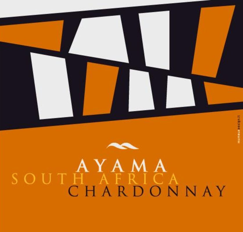 Ayama Slent Farms Chardonnay 2015 Front Label