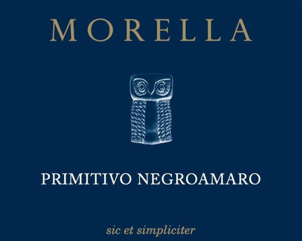 Az. Ag. Morella Primitivo Negroamaro 2015 Front Label