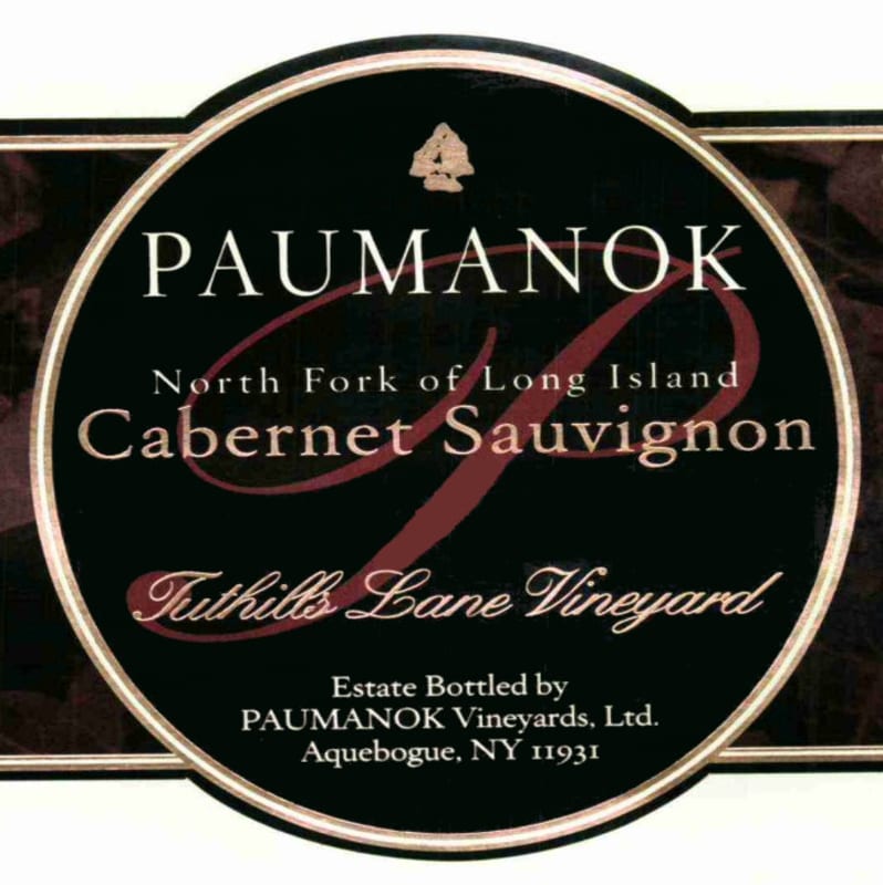 Paumanok Tuthills Lane Vineyard Cabernet Sauvignon 2010 Front Label