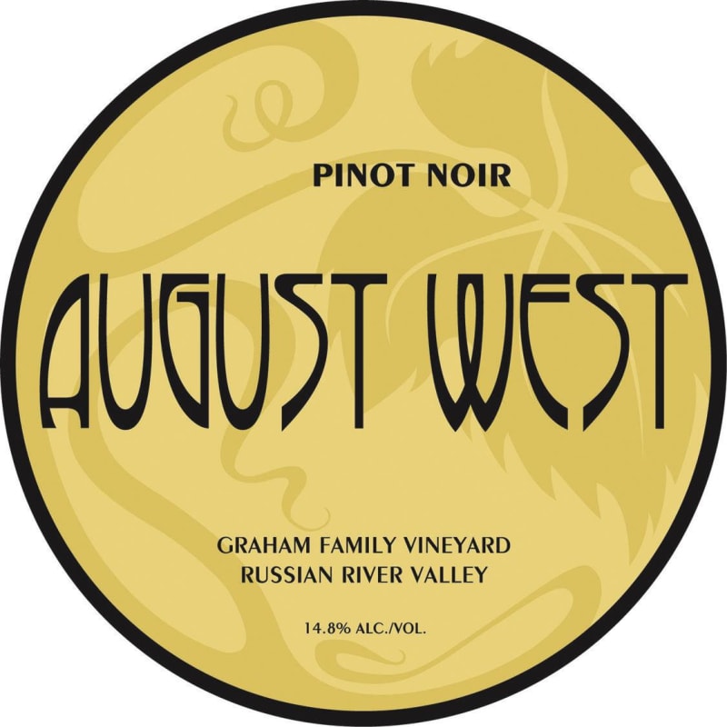 August West Graham Family Vineyard Pinot Noir 2007 Front Label