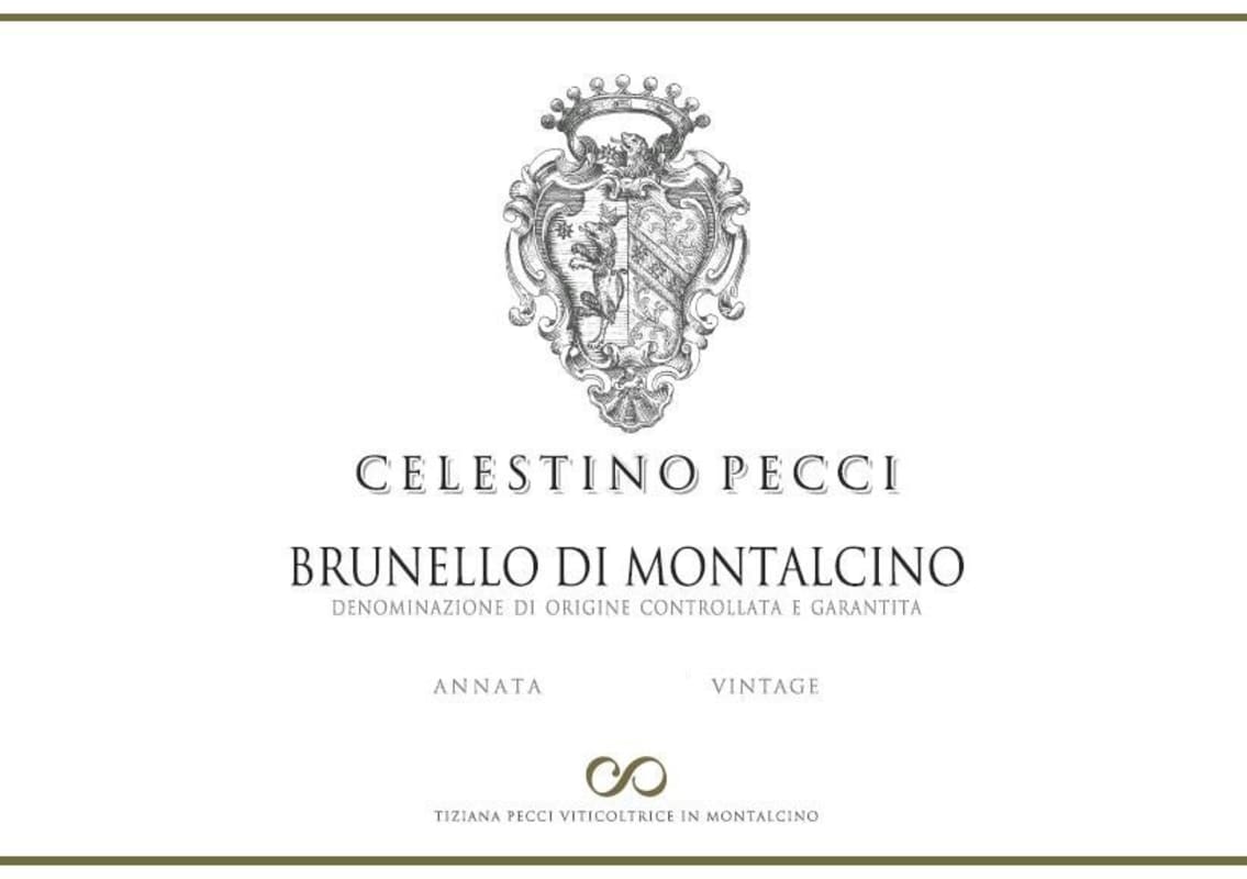 Celestino Pecci Brunello di Montalcino 2010 Front Label