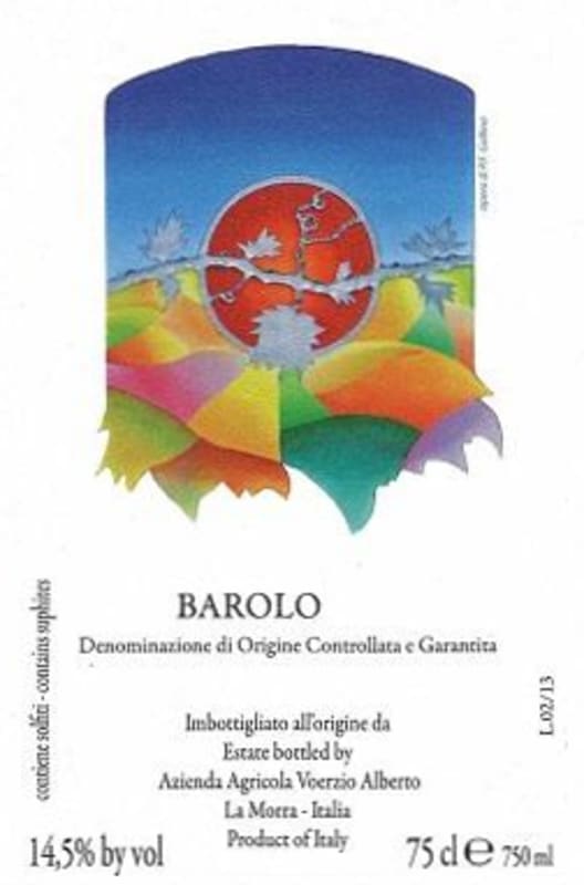 Voerzio Alberto Barolo 2011 Front Label