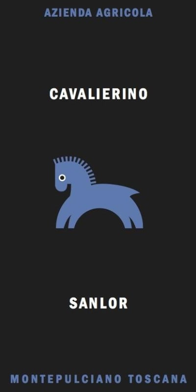 Azienda Agricola Biologica Cavalierino Colli dell Etruria Centrale Sanlor 2008 Front Label