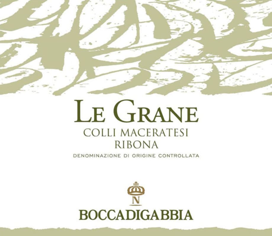 Azienda Agricola Boccadigabbia Colli Maceratesi Le Grane Ribona 2015 Front Label