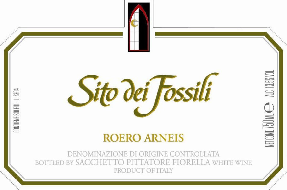 Bric Cenciurio Roero Sito dei Fossili Arneis 2013 Front Label
