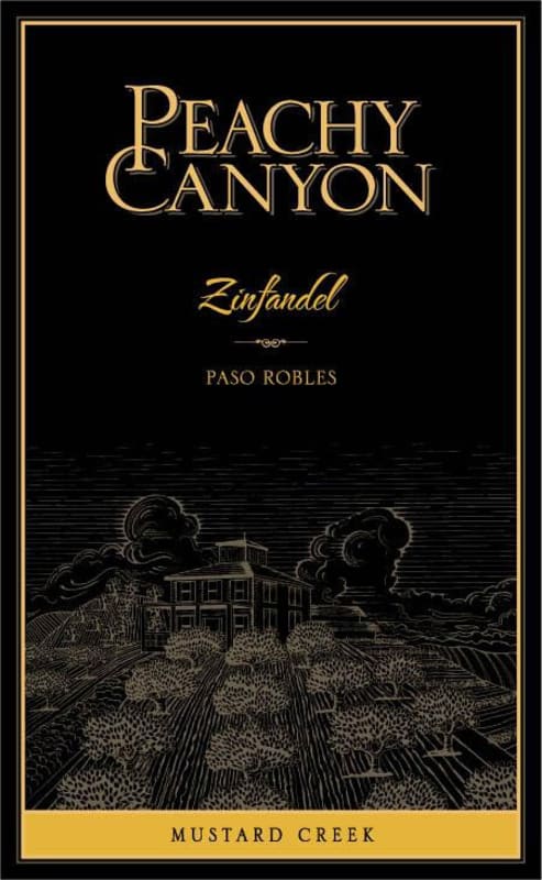 Peachy Canyon Mustard Creek Zinfandel 2012 Front Label