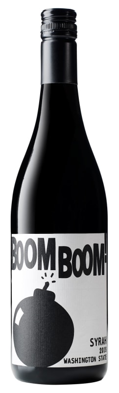 Charles Smith Wines Boom Boom Syrah 2015 Front Bottle Shot