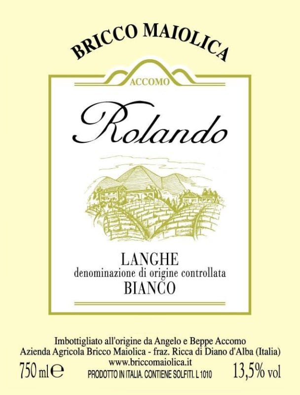 Azienda Agricola Briccomaiolica Rolando Bianco 2011 Front Label