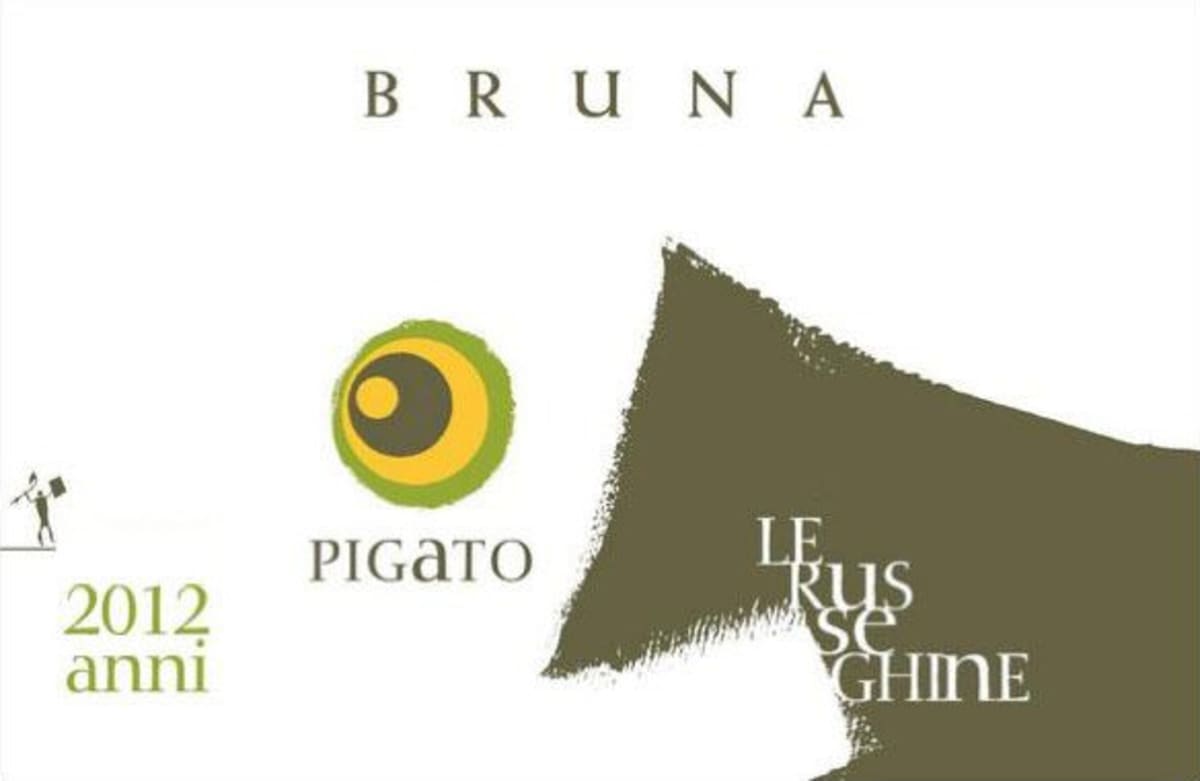 Bruna Le Russeghine Pigato 2012 Front Label
