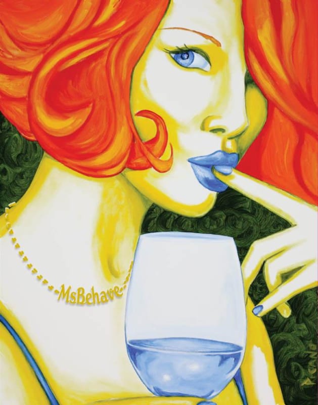 Peachy Canyon Ms. Behave Malbec 2013 Front Label