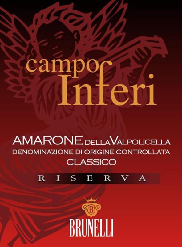 Azienda Agricola Brunelli Amarone della Valpolicella Classico Campo Inferi Riserva 2008 Front Label