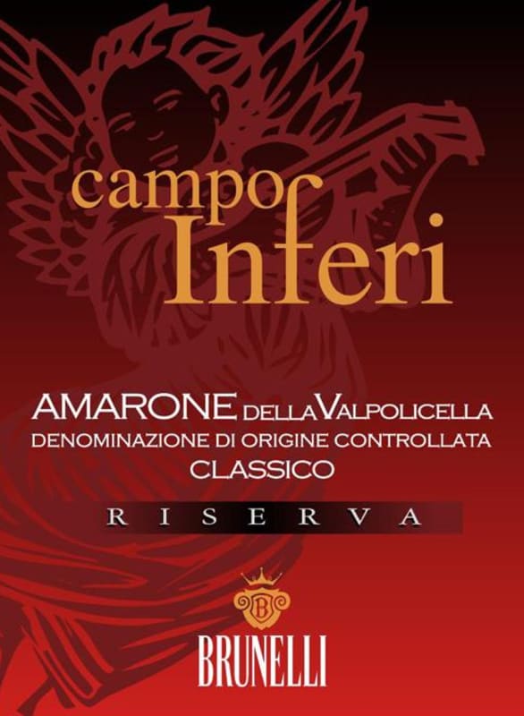Azienda Agricola Brunelli Amarone della Valpolicella Classico Campo Inferi Riserva 2006 Front Label