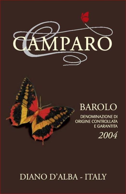 Azienda Agricola Camparo Barolo 2004 Front Label