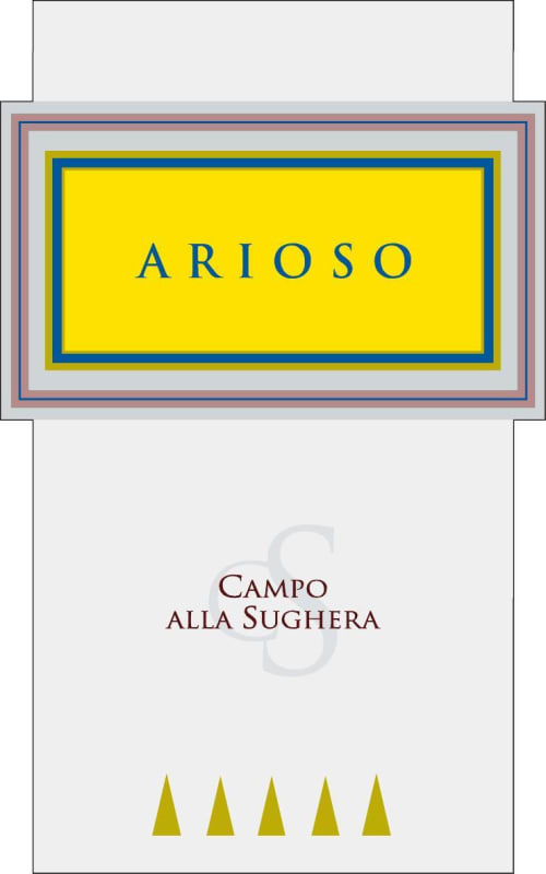Campo alla Sughera Toscana Arioso Bianco 2012 Front Label