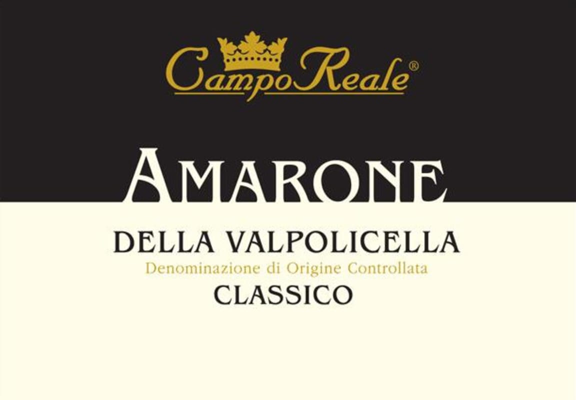 Azienda Agricola Campo Reale Amarone della Valpolicella Classico 2012 Front Label