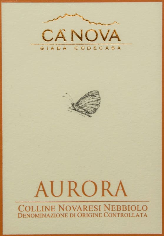 Ca'Nova Colline Novaresi Aurora Rosato 2014 Front Label