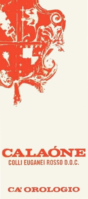 Azienda Agricola Ca'Orologio Colli Euganei Calaone Rosso 2007 Front Label