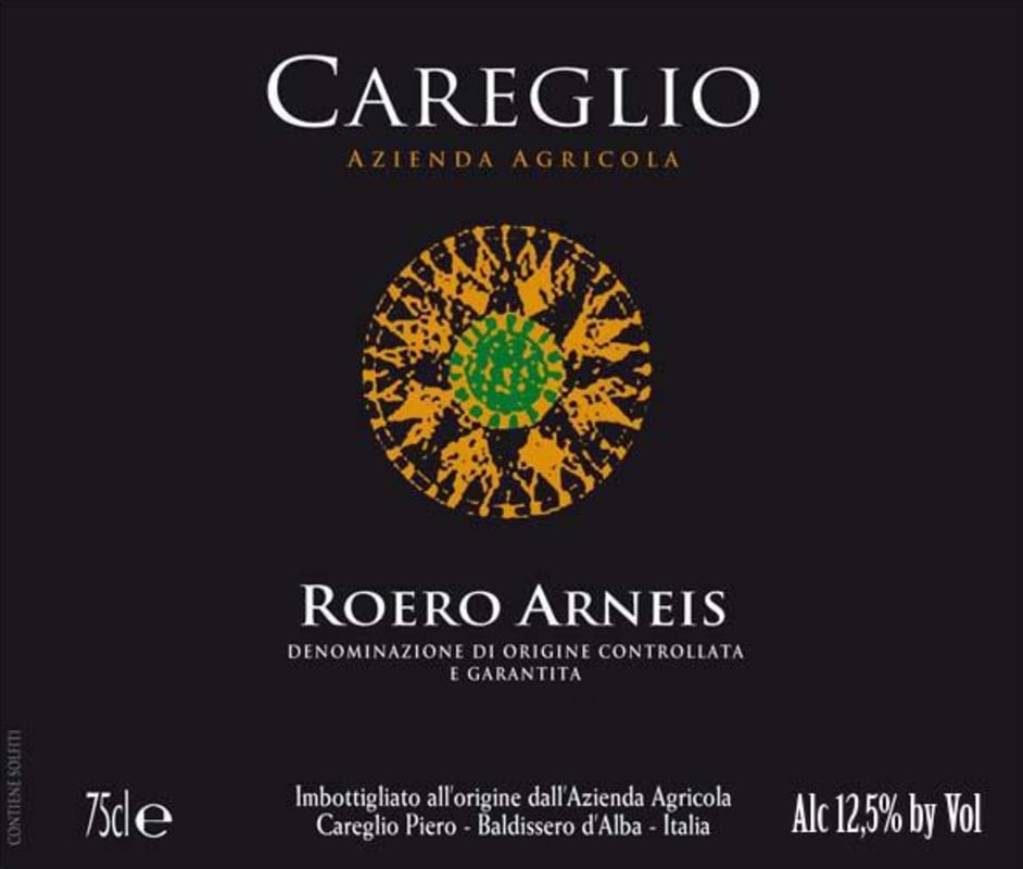 Azienda Agricola Careglio di Careglio Pierangelo Roero Arneis 2015 Front Label