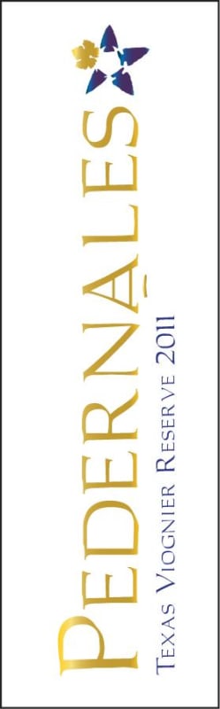 Pedernales  Reserve Viognier 2011 Front Label