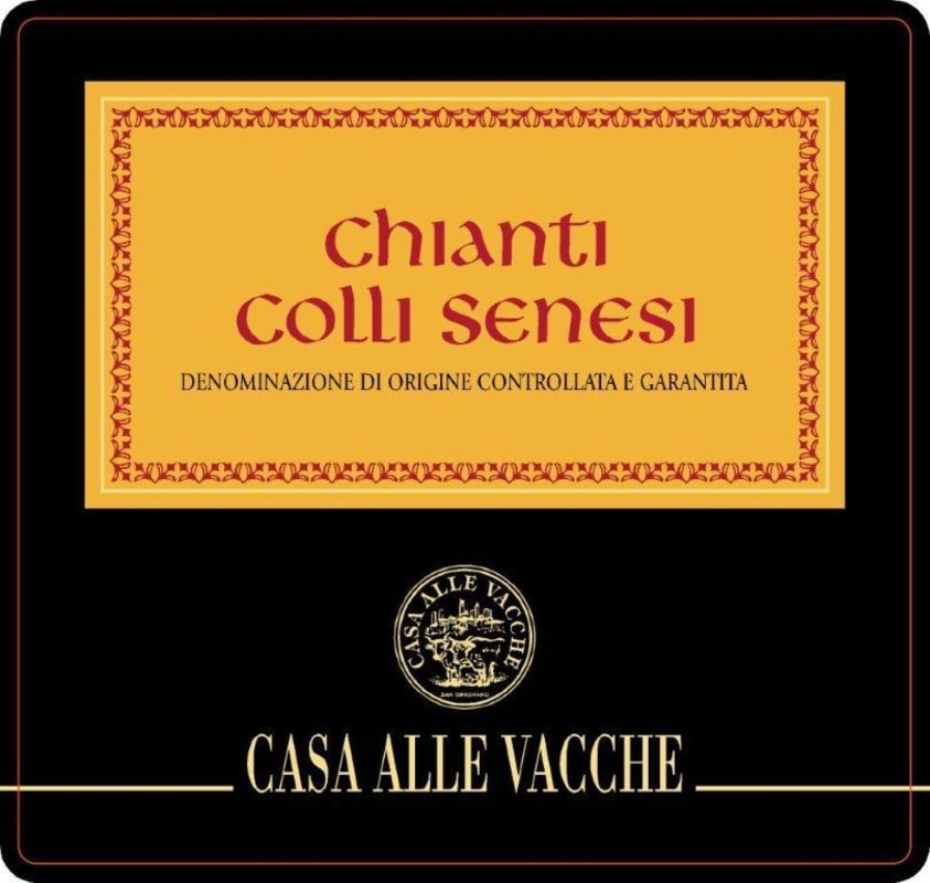 Alle Vacche Chianti Colli Senesi 2015 Front Label