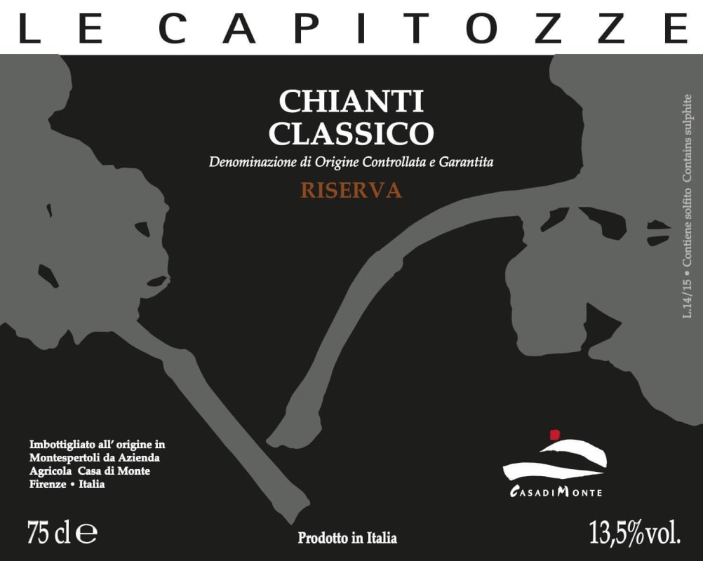 Azienda Agricola Casa di Monte Chianti Classico Le Capitozze Riserva 2010 Front Label