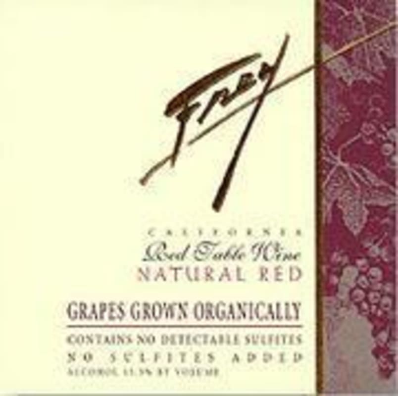 Frey NSA Organic Natural Red Front Label