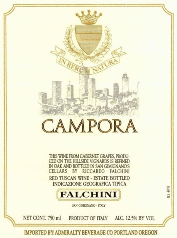 Azienda Agricola Casale di Falchini Campora 2006 Front Label