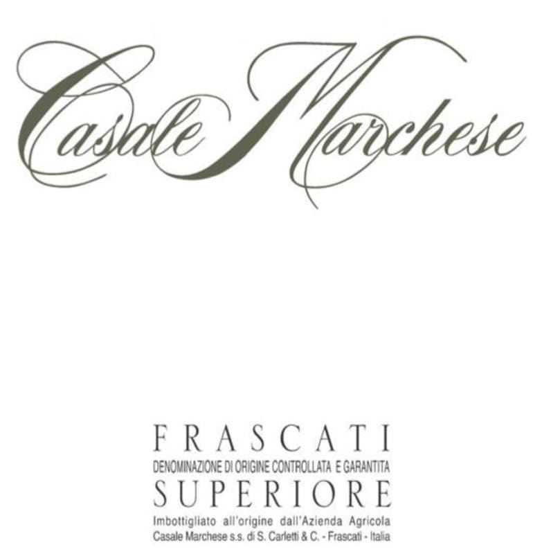 Casale Marchese Frascati Superiore 2015 Front Label