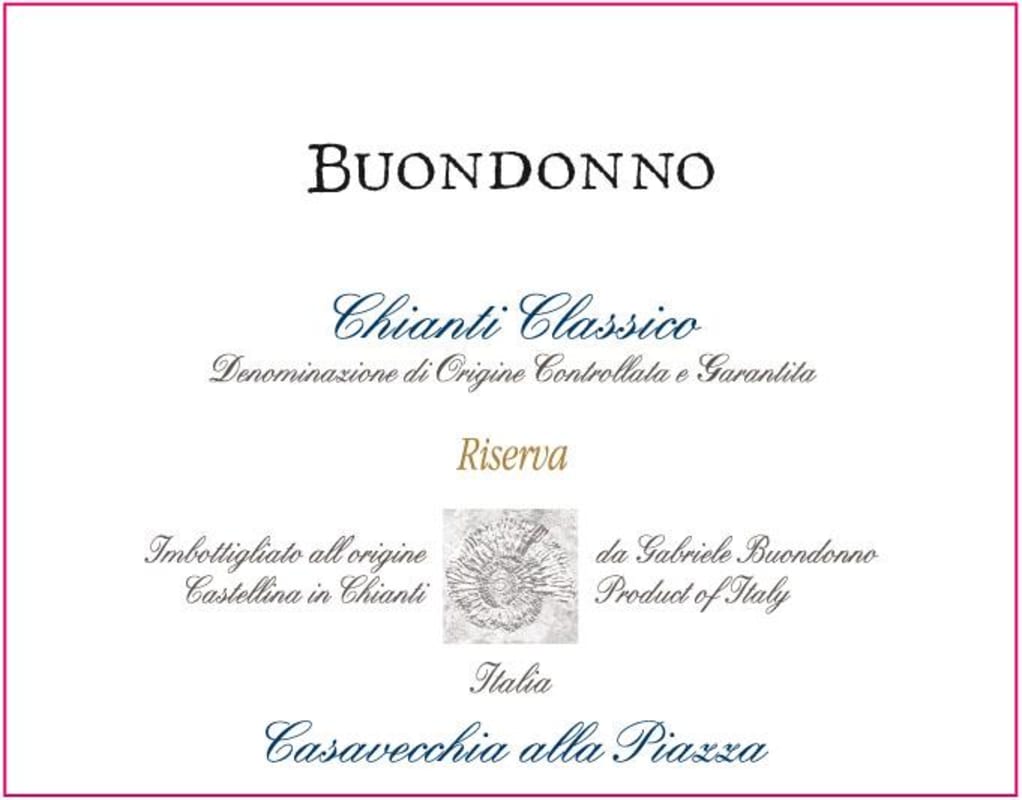 Azienda Agricola Casavecchia alla Piazza Chianti Classico Chianti Riserva 2011 Front Label