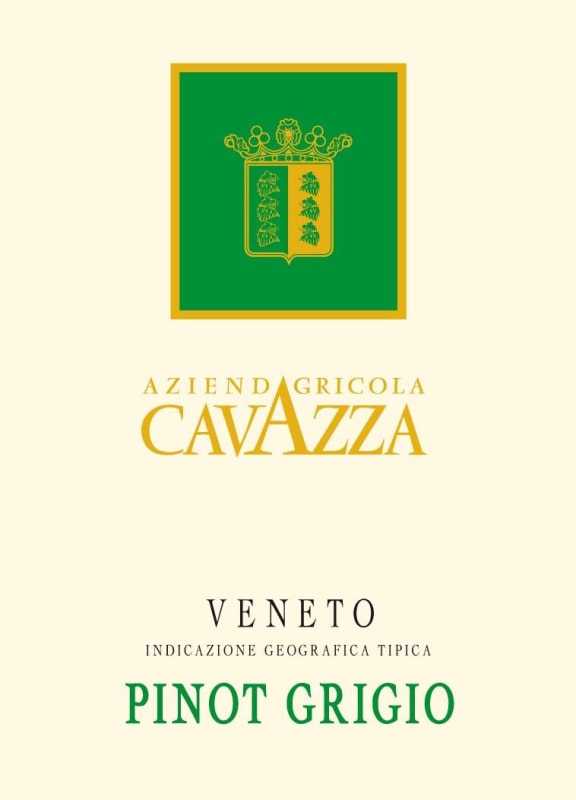 Azienda Agricola Cavazza Veneto Pinot Grigio 2013 Front Label