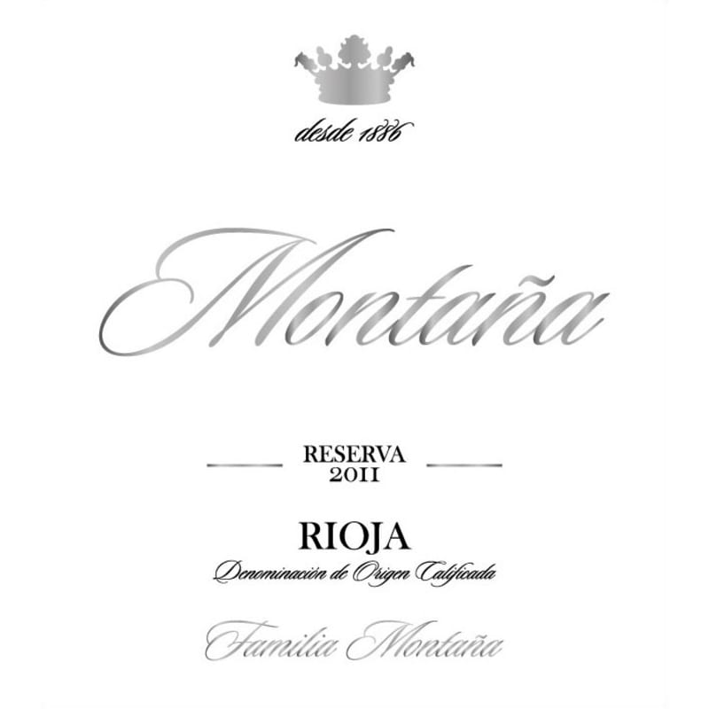 Familia Montana Rioja Reserva 2011 Front Label