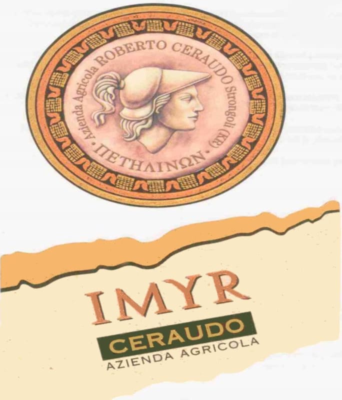 Ceraudo Val di Neto Imyr Bianco 2012 Front Label