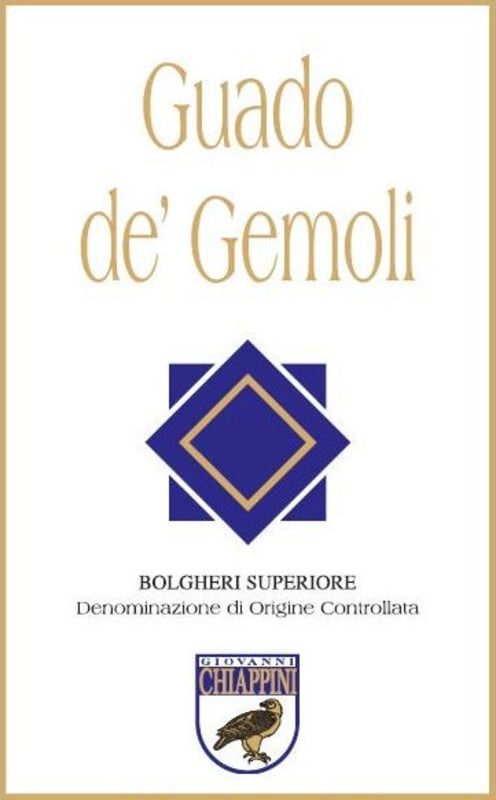 Chiappini Bolgheri Guado de Gemoli Superiore 2010 Front Label
