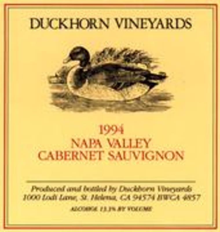 Duckhorn Sauvignon Blanc 1998 Front Label