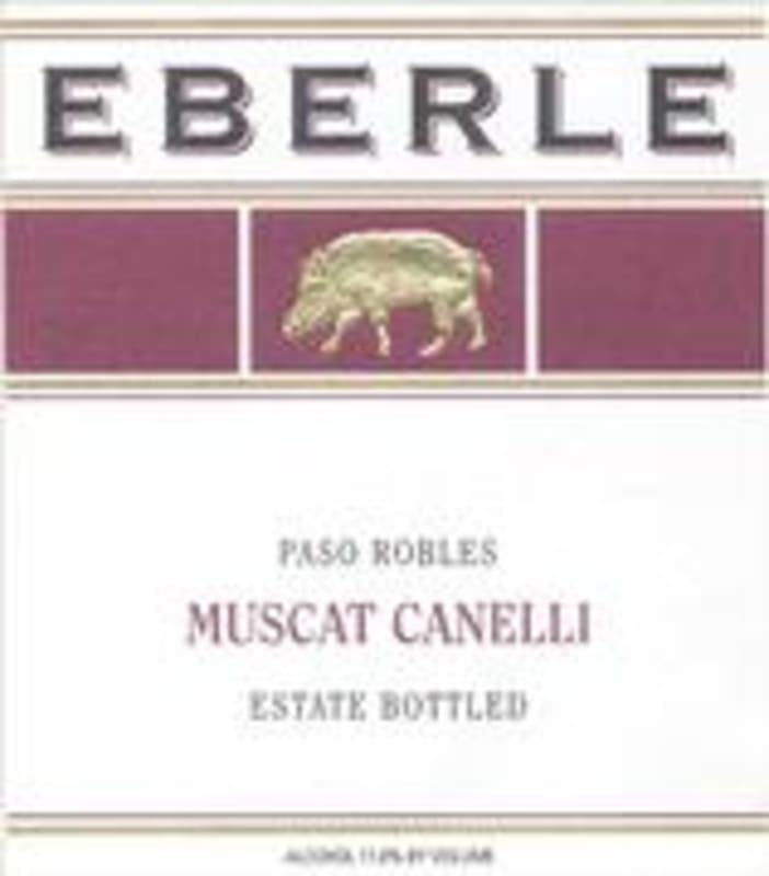 Eberle Muscat Canelli 1997 Front Label
