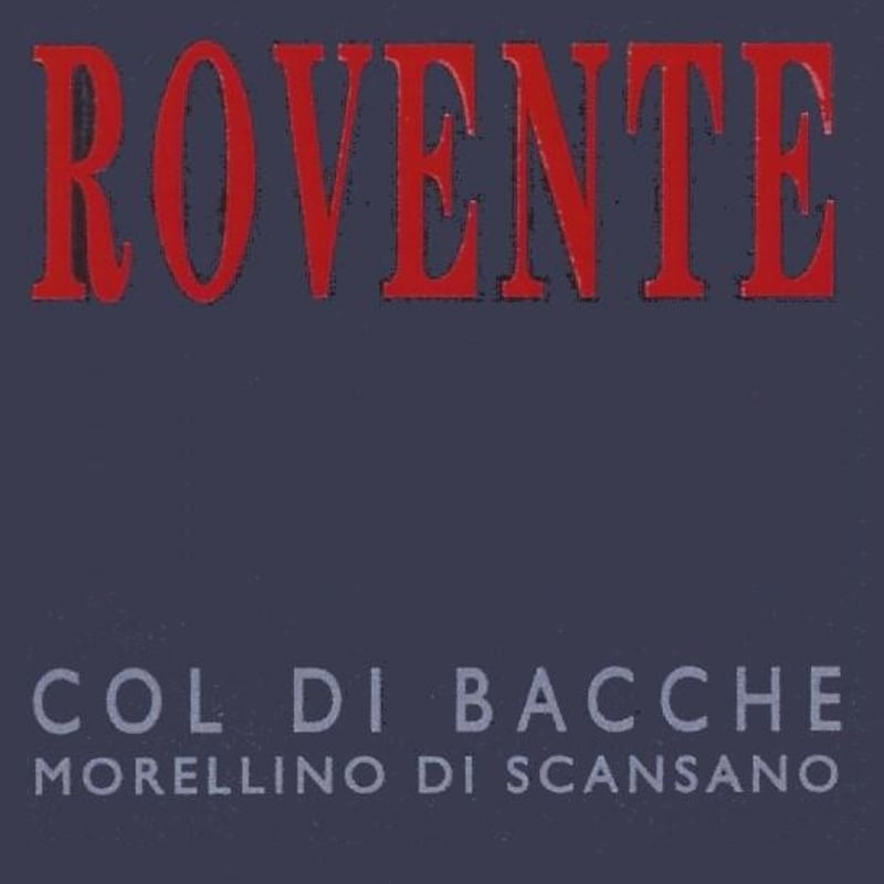 Azienda Agricola Col di Bacche Morellino di Scansano Rovente 2010 Front Label