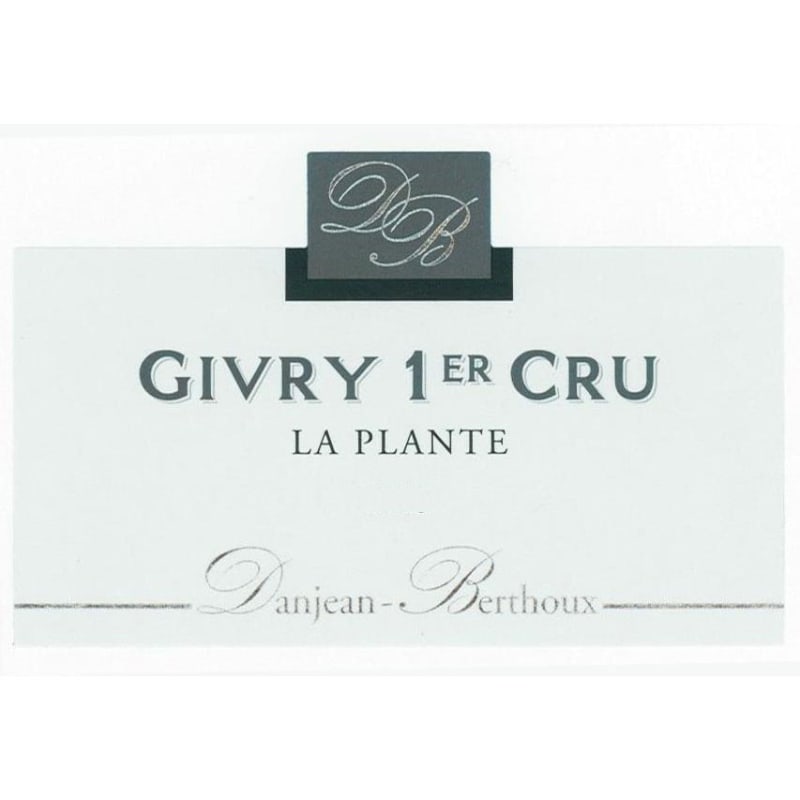 Danjean-Berthoux Givry Premier Cru La Plante Blanc 2014 Front Label