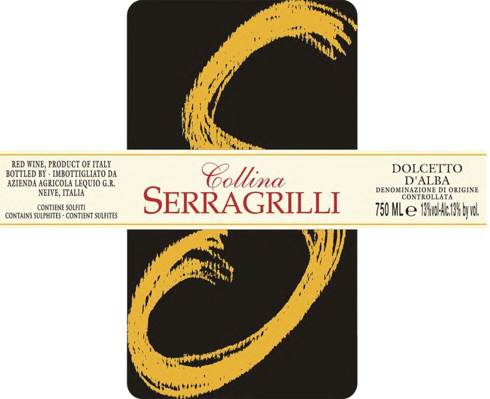 Collina Serragrilli Dolcetto d'Alba 2014 Front Label