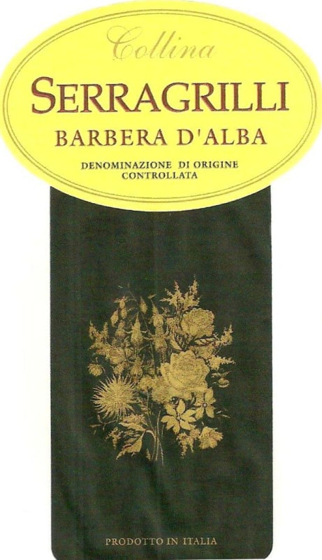 Collina Serragrilli Barbera d'Alba 2011 Front Label