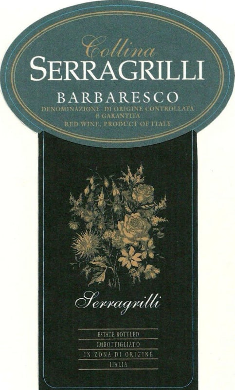 Collina Serragrilli Barbaresco 2012 Front Label